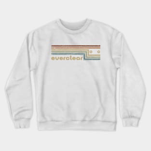 Everclear Cassette Stripes Crewneck Sweatshirt